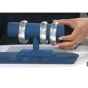In search of QVC large sterling tubogas bracelet from 2015 silver style!